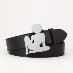 Casual Western Buckle Belt Retro Punk Rock PU Belt
