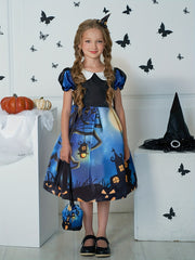 Girl's Halloween A Line Dress Costume & Accessories