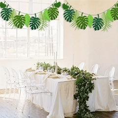 Tropical Leaf Garland Decoration Hawaiian Summer Jungle Safari Party Supplies