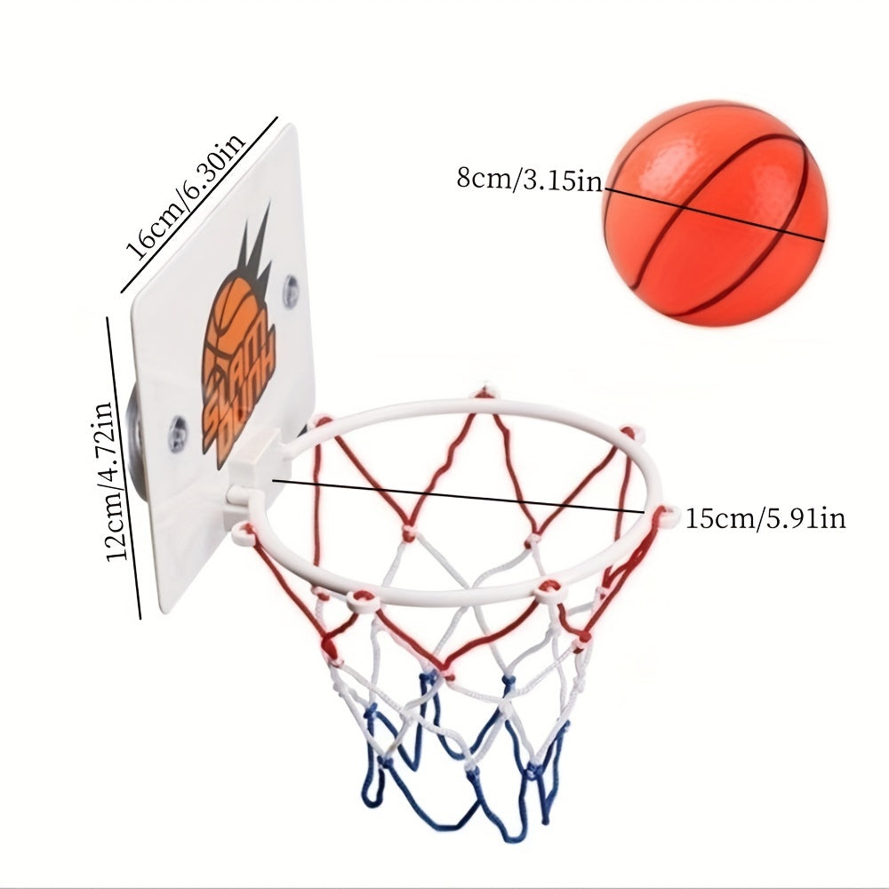 Mini Indoor Basketball Set for Kids and Adults with Pump