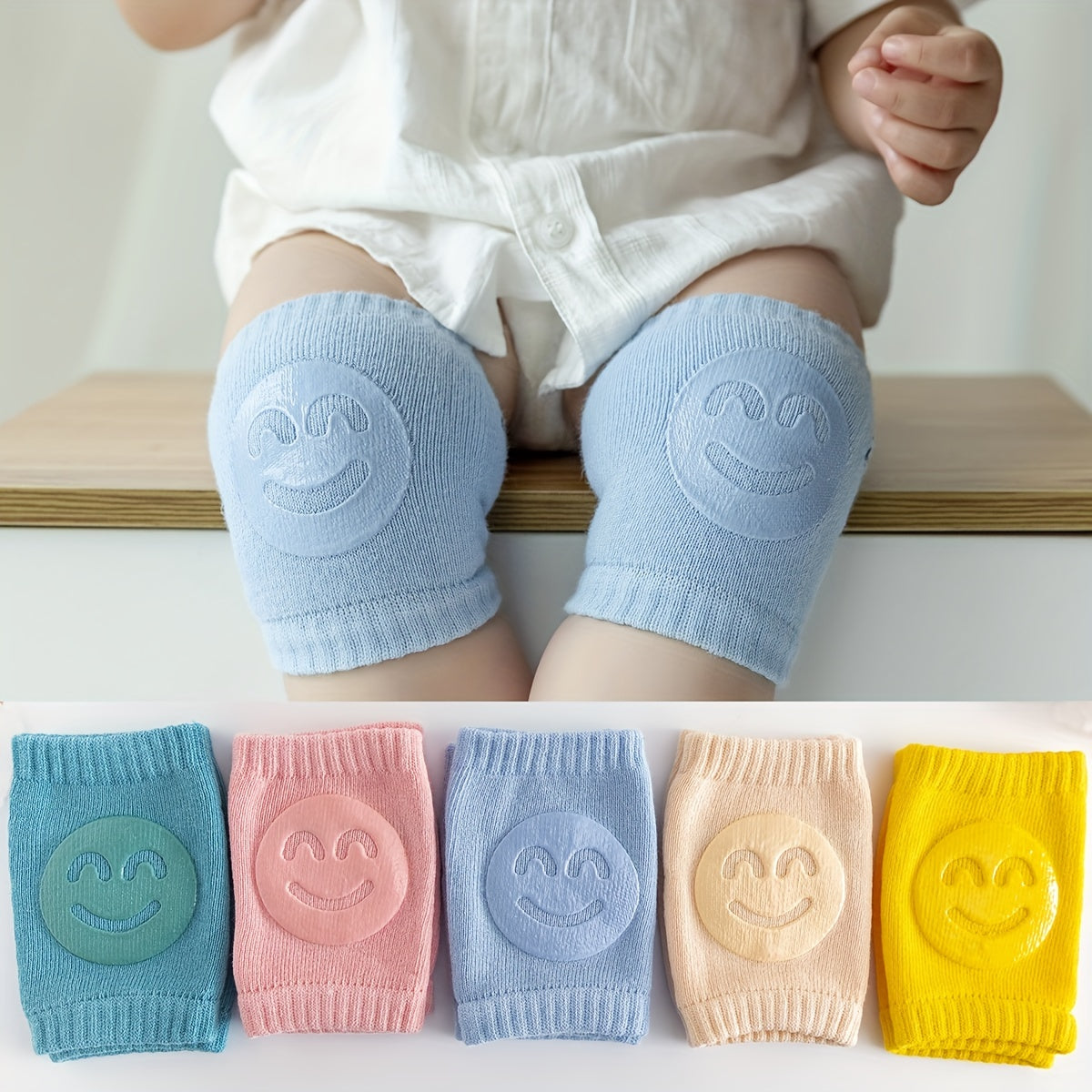 Soft & Durable Kneepad Protectors for Babies Crawling 0-1 Years Old