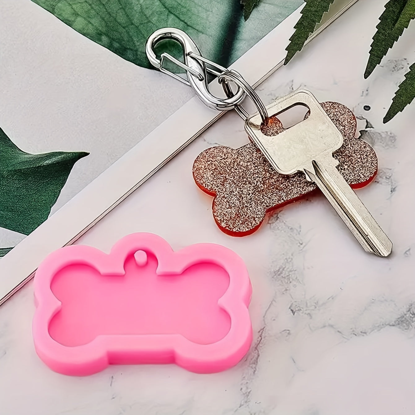 Dog Bone Silicone Mold for DIY Pet Ornament Jewelry Pendant