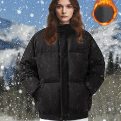 Women's Fleece Quilted Jacket for Winter Sports