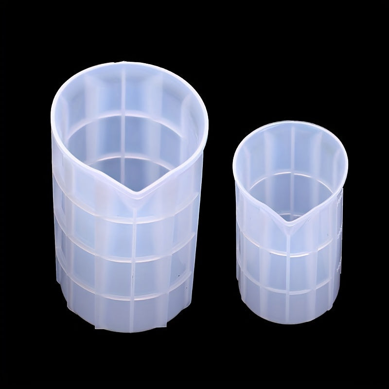 Silicone Measuring Cup DIY Crystal Drop Gel Silicone Mold With Scale