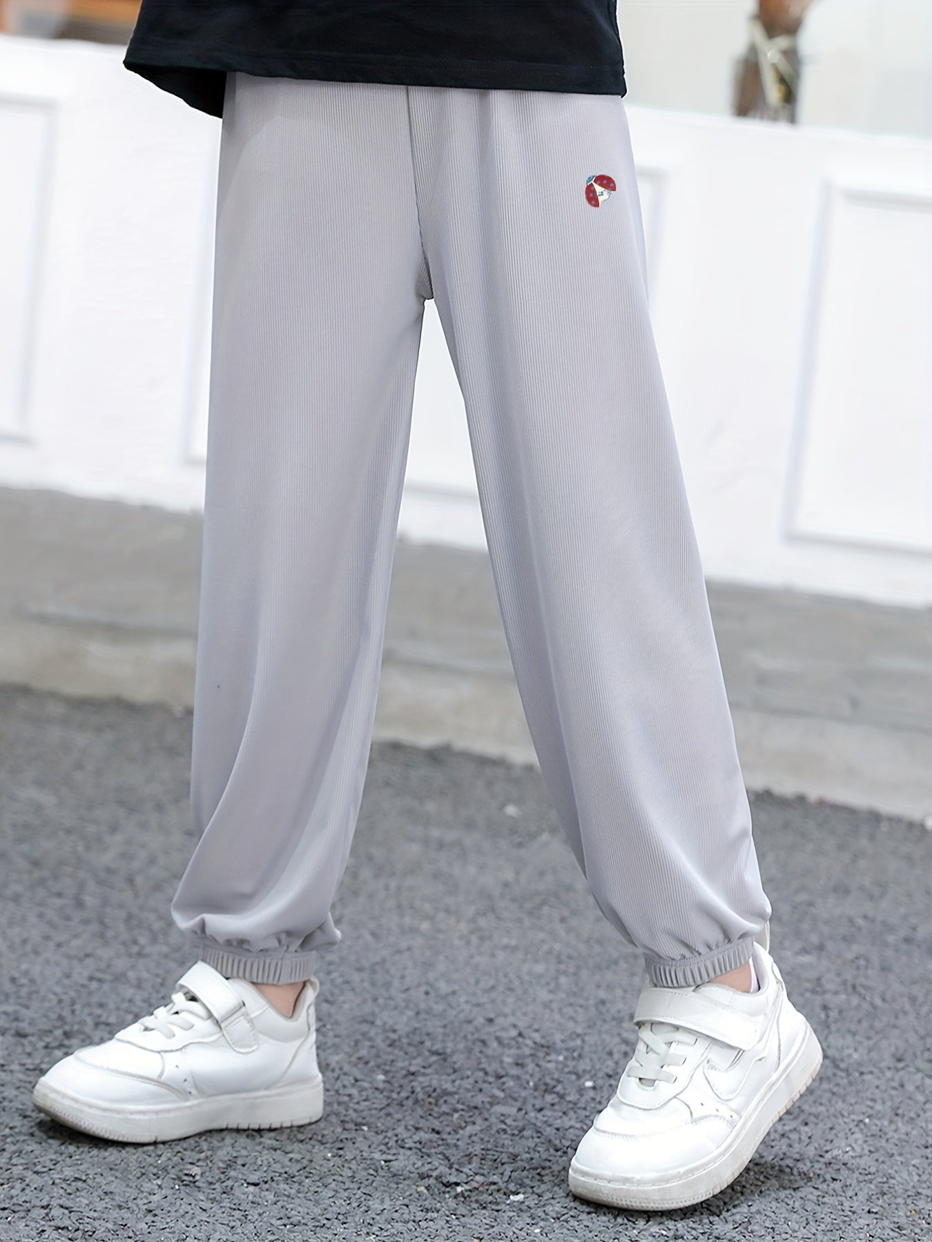 Insect Print Boys Casual Long Pants for Spring and Autumn Kids Clothing
