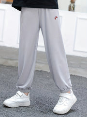 Insect Print Boys Casual Long Pants for Spring and Autumn Kids Clothing