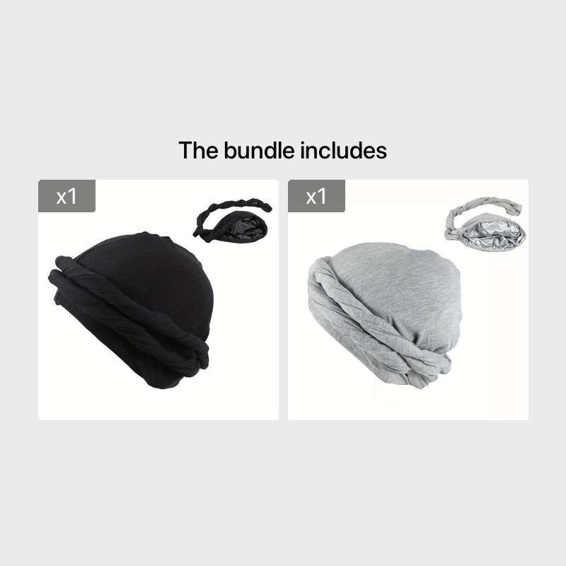 Ethnic Style Men's Turban Hat Soft Elastic Wrapped Head Hat