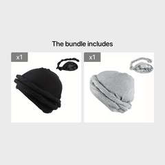 Ethnic Style Men's Turban Hat Soft Elastic Wrapped Head Hat