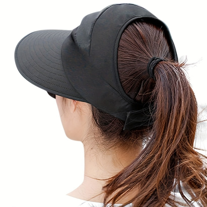 Wide Brim Sun Protection Visor Sun Hat Anti UV Lightweight Breathable Beach Hat
