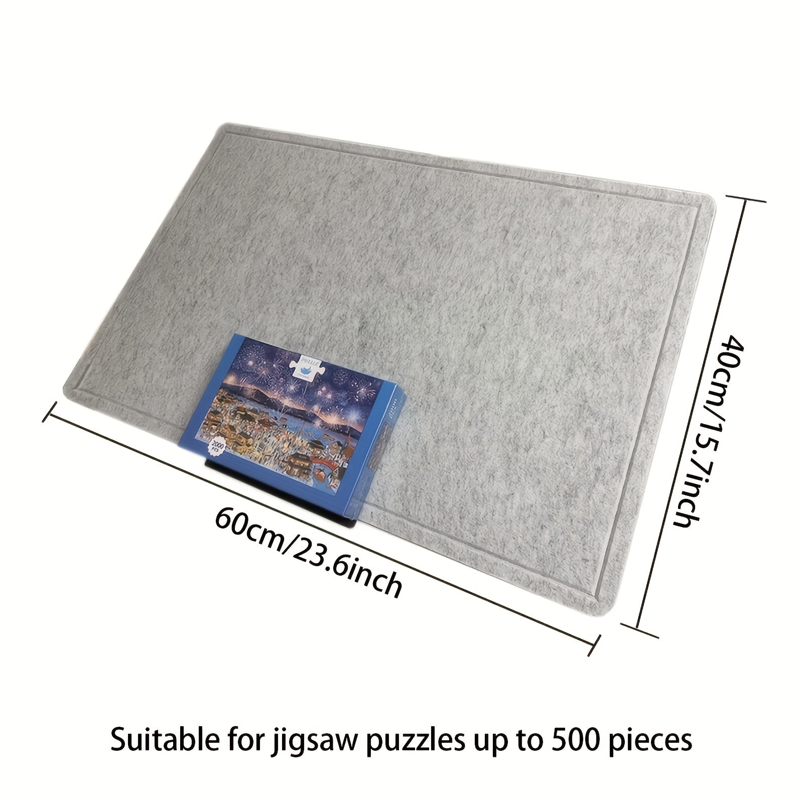 60 80 Cm Extra Large Puzzle Board Foldable Puzzle Mat for Easy Storage