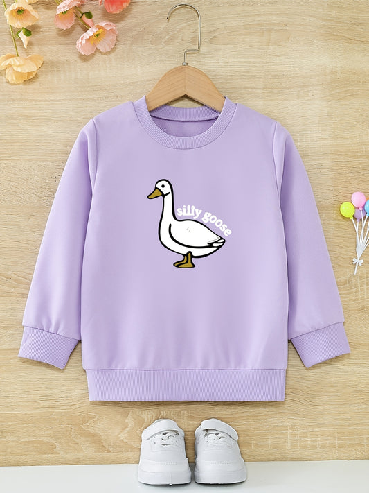 Kids 'Silly Goose' Graphic Sweatshirt