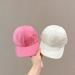 Quick Dry Peaked Cap Sun Protection Baseball Cap For Girls