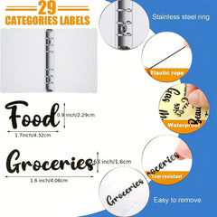 A6 Budget Binder Envelopes Set