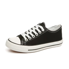 Women's Lace Up Skate Shoes Canvas Low Top Sneakers