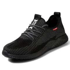 Steel Toe Safety Work Shoes Men Puncture Proof Footwear