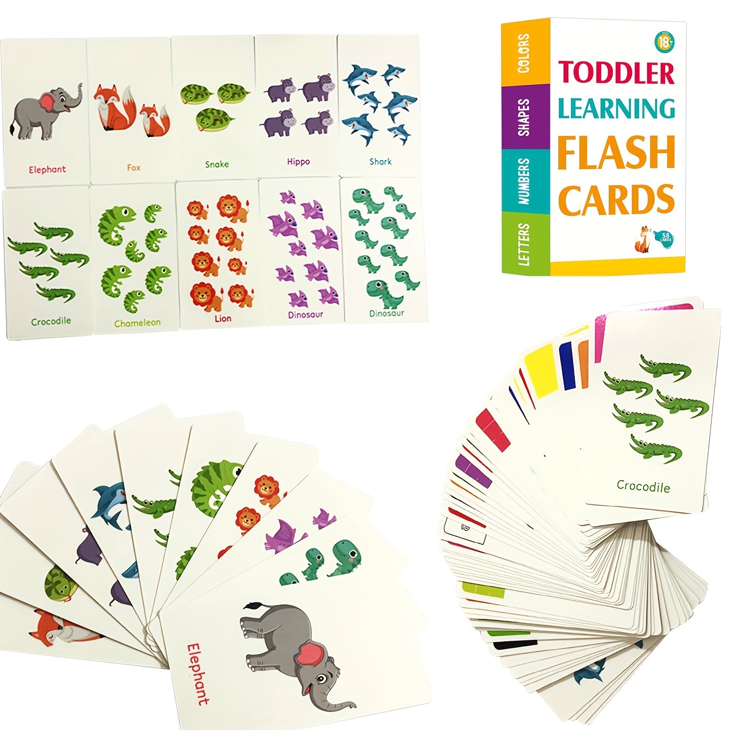 Merka Flash Cards 0-50 Counting Kindergarten Workbook
