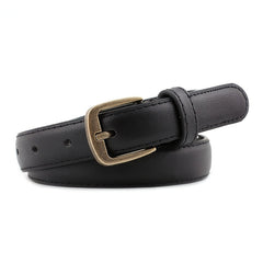 Women's Pin Buckle Leather Belt for Jeans