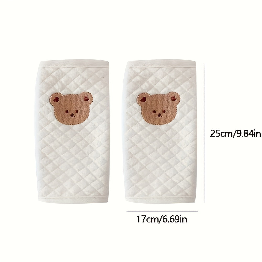 Bear Car Shoulder Strap Cover for Baby Safety Seat