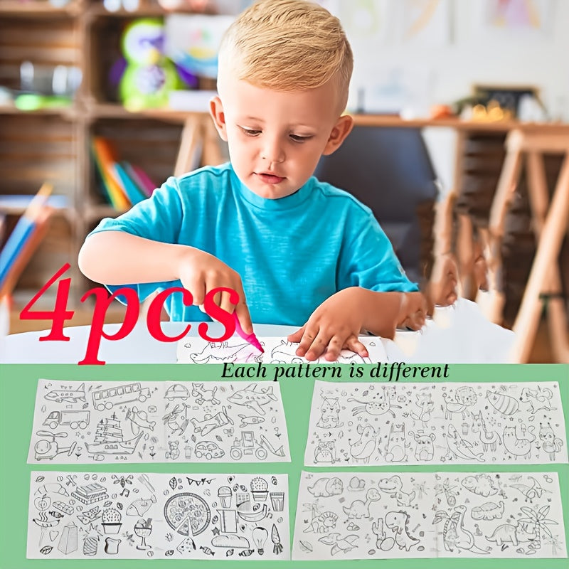 Doodle Drawing Roll for Early Learning DIY Painting