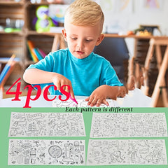 Doodle Drawing Roll for Early Learning DIY Painting