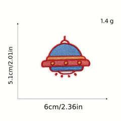 12pcs Iron On Patches Sew On Embroidered Applique DIY Crafts For Clothing Jacket