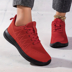 Mesh Breathable Flying Woven Shoes Running Lightweight Sneakers