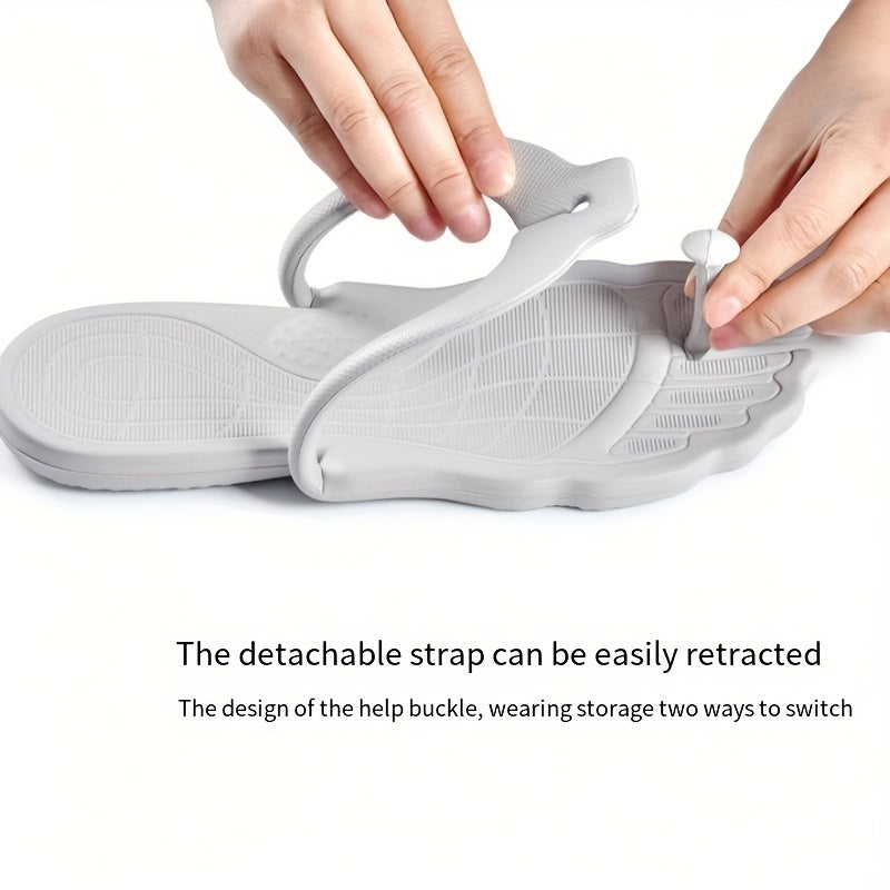 Women's Lightweight Slip-On Flip Flops for Summer