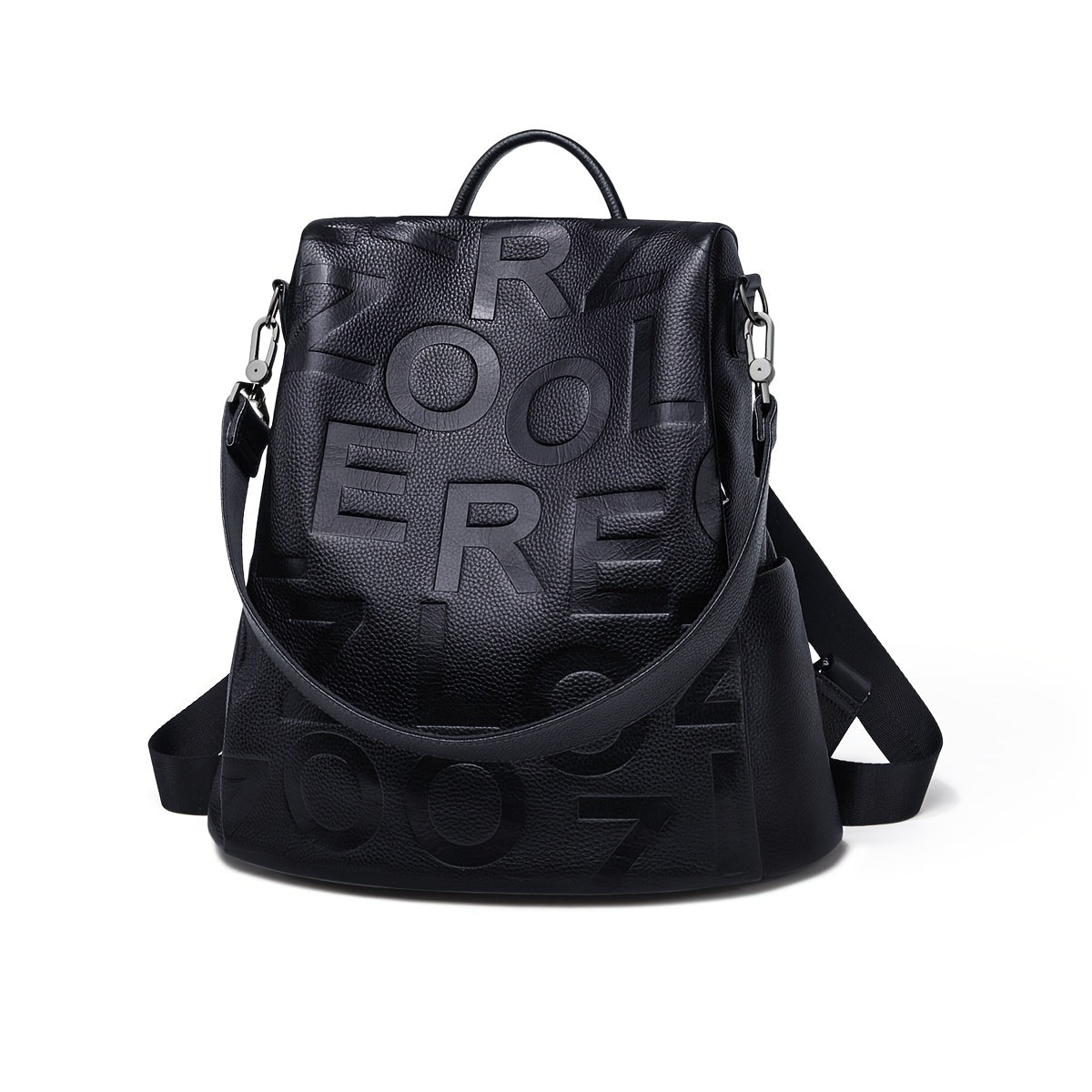 Large Capacity Solid Backpack Shoulder Bag for Women