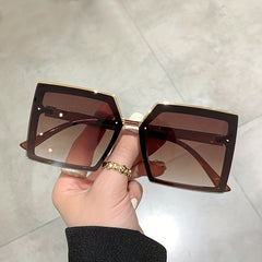 Women's Oversized Square Sunglasses UV400 Sun Shades