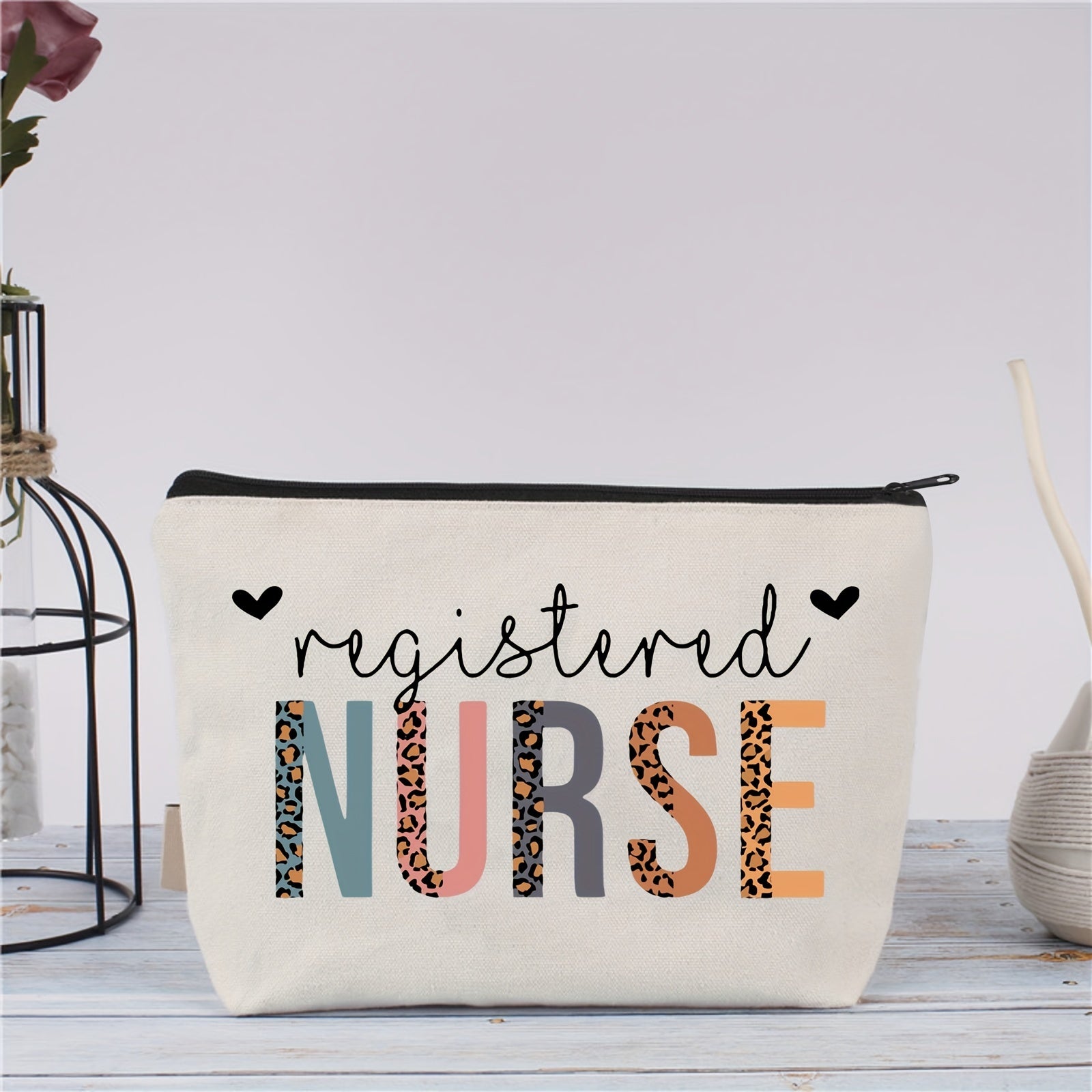 RN Gift Nurse Zipper Pouch Bag Nursing Appreciation Graduation