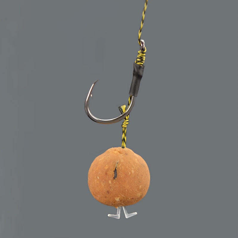 10 Pack Carp Fishing Hair Rig Extender with Boilie Bait Stops V Shape Stop
