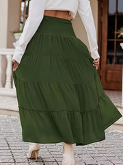  Boho Skirt Women's High Waist Smock Skirt