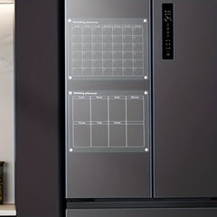 Acrylic Magnetic Calendar for Refrigerator with Marker Pen
