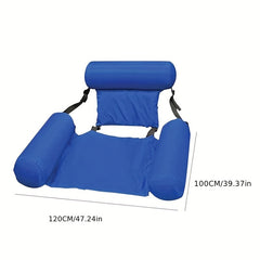 Summer Inflatable Floating Hammock Lounger Chair