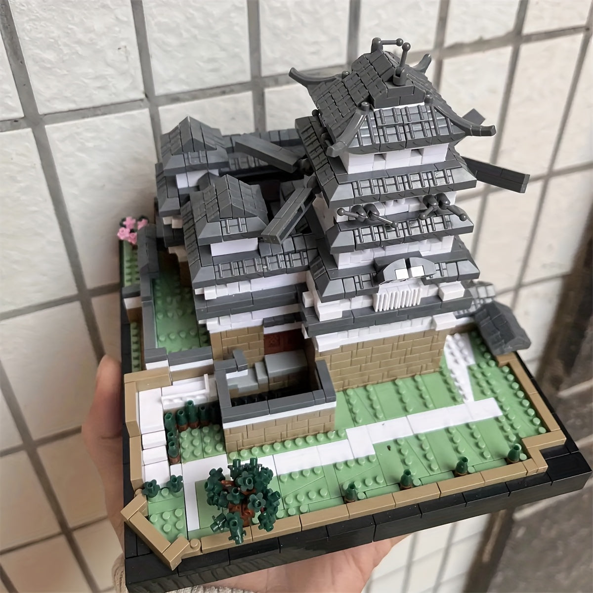 High Difficulty Simulation Castle Building Blocks DIY 3D Architectural Model