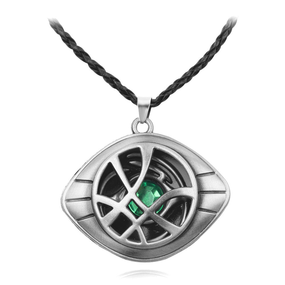 Retro Hip Hop Men's Eye Pendant Necklace Artificial Jewelry