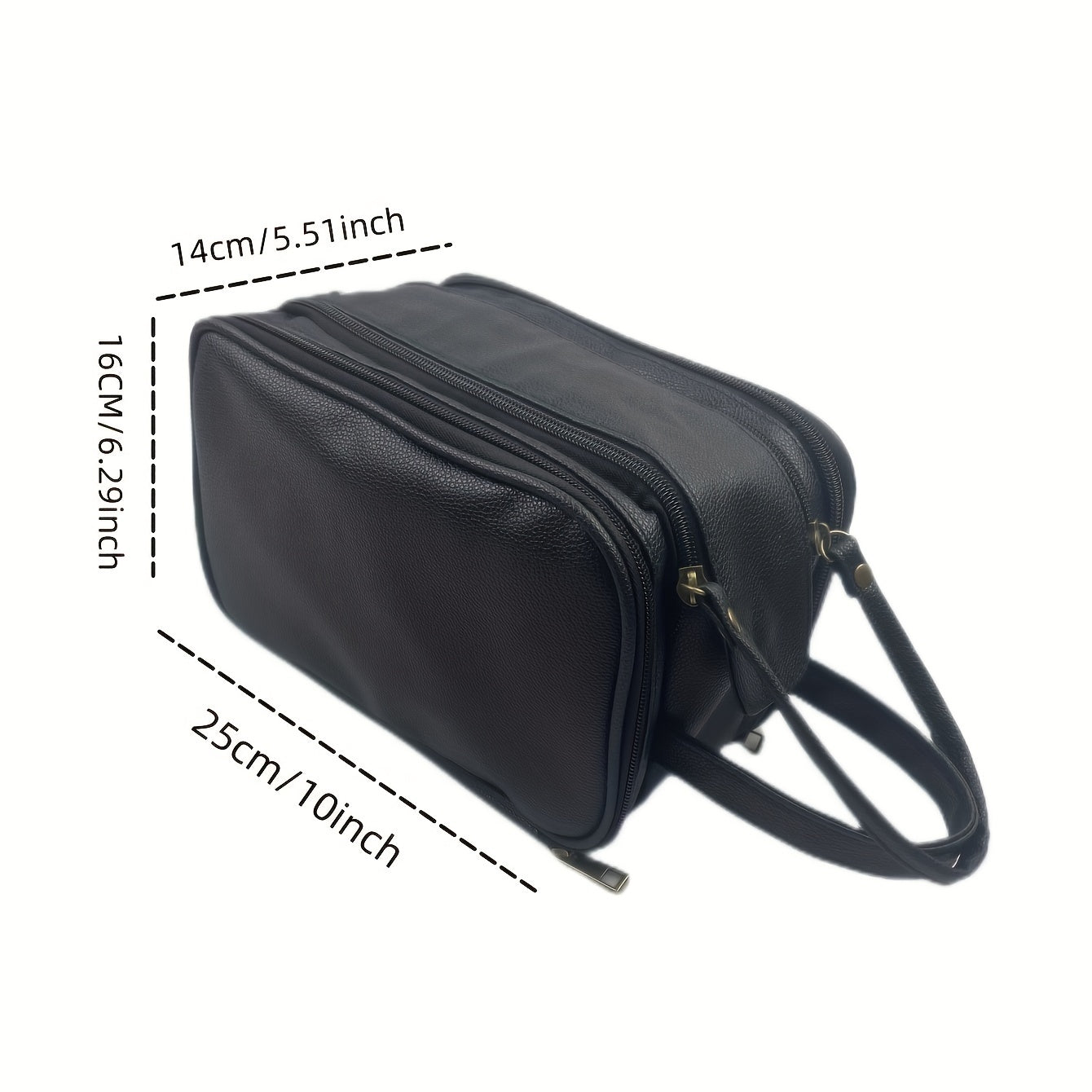 Water Resistant Toiletry Bag for Men - Dopp Kit Organizer