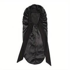 Bowknot Satin Bonnet Long Hair Bonnets Comfortable Night Cap