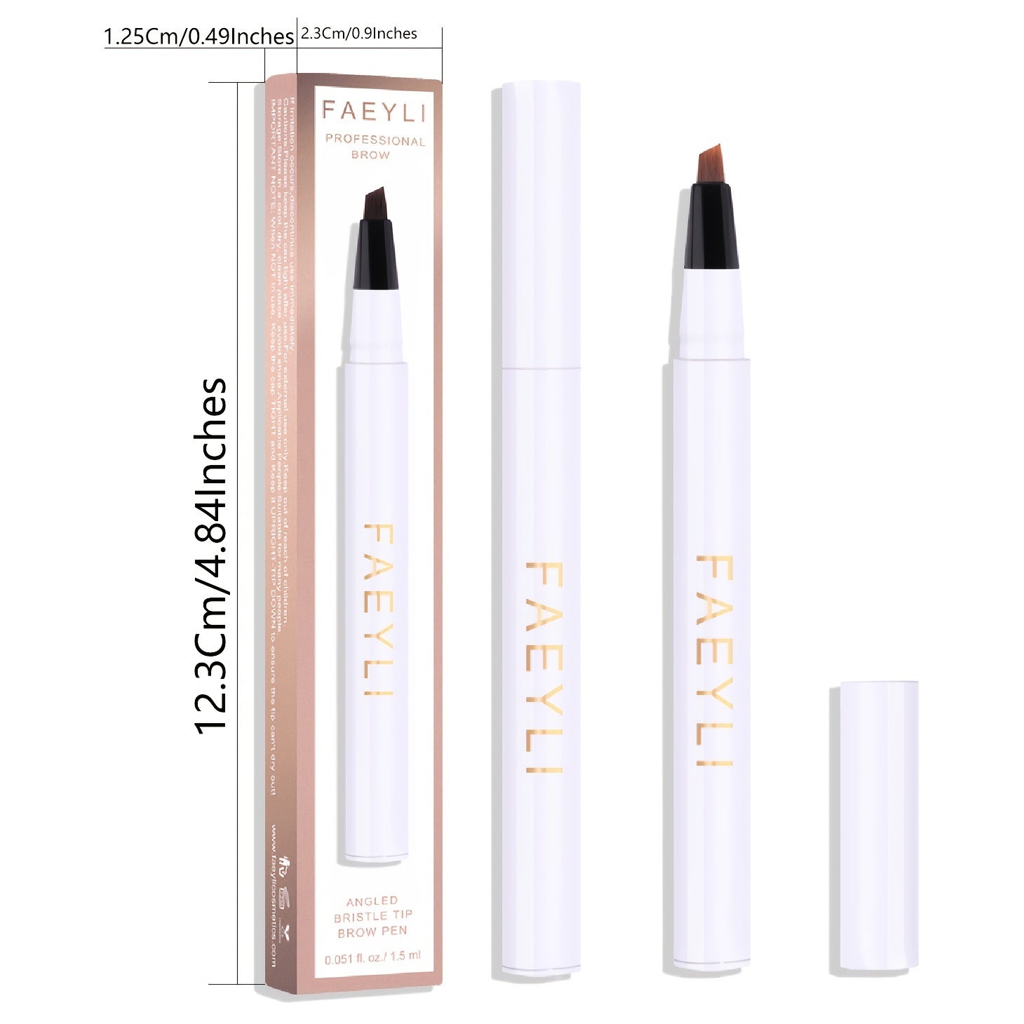 Waterproof Blonde Eyebrow Pencil Long Lasting Easy Color Microblade