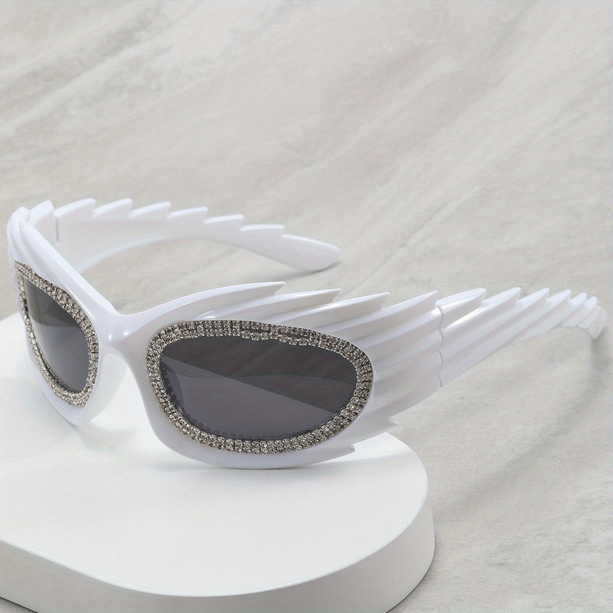 Men's Hedgehog Diamond Inlaid Sunglasses UV400 Sunshade Y2K Sunglasses
