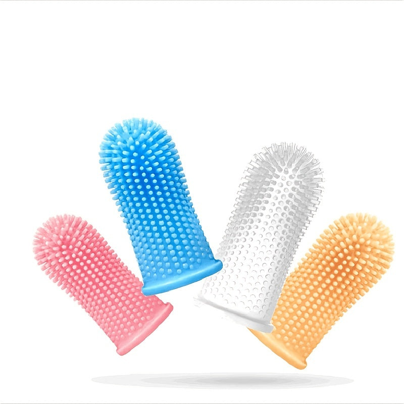 Pet Finger Cover Silicone Teeth Cleaning Toothbrush