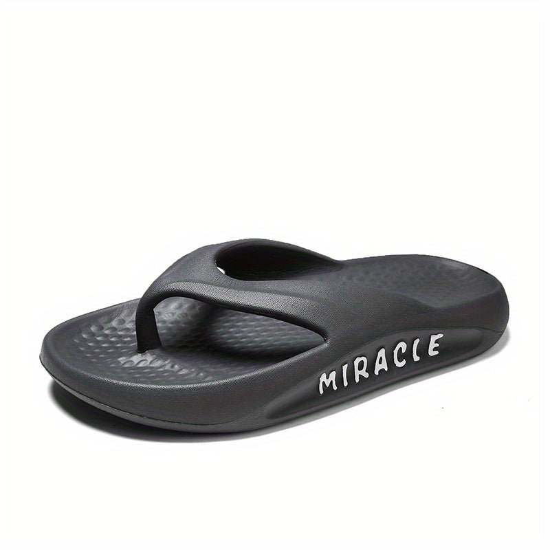 Men's Soft Thong Sandals Casual Non Slip Flip flops Shoes Toe Post Slides