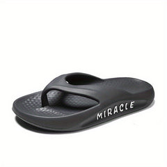 Men's Soft Thong Sandals Casual Non Slip Flip flops Shoes Toe Post Slides