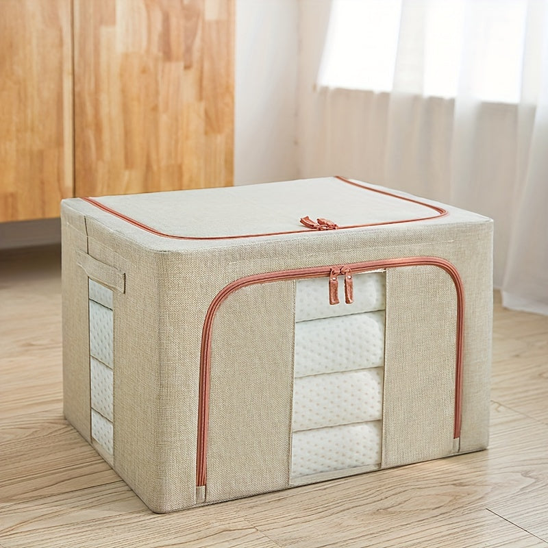 Large Capacity Clothes Storage Bags with Metal Frame