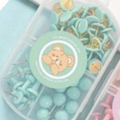 Macaron Push Pin Set - Student Stationery Set