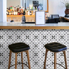 10pcs Peel And Stick Vinyl Floor Tile Sticker - Waterproof & Heat Resistant