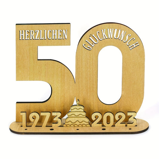 Digital Wooden Ornaments for Birthday Party