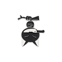 Cute Enamel Cat Handle Brooch Pin