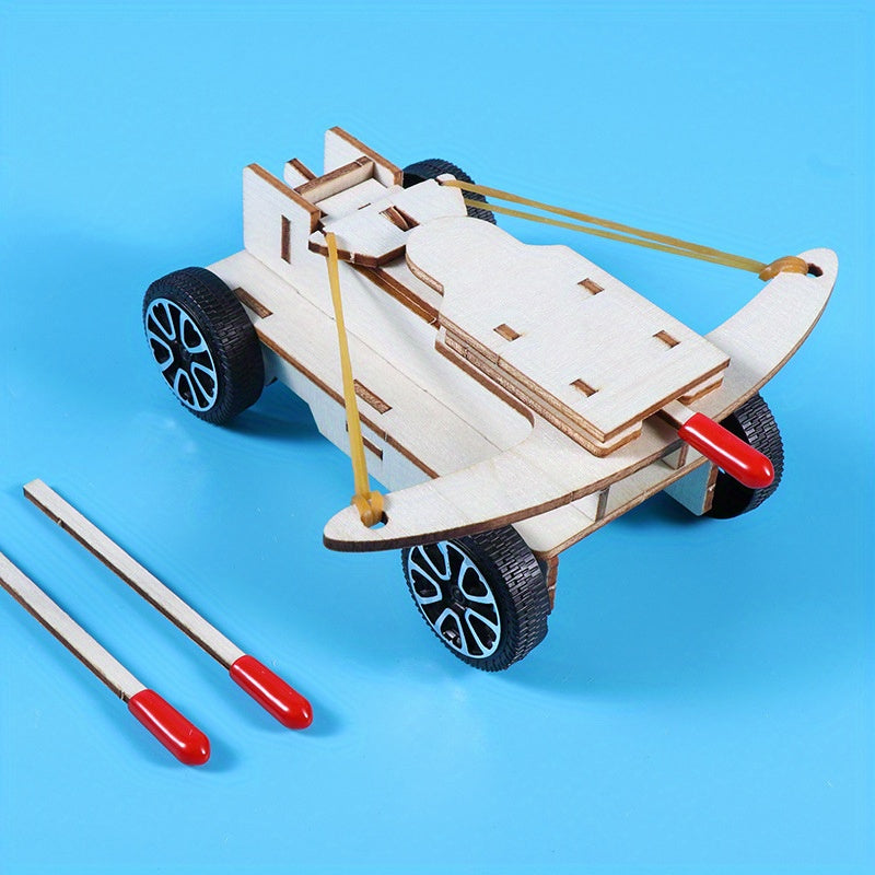 Wooden Siege Engine Puzzle DIY 3D Model Craft Kit