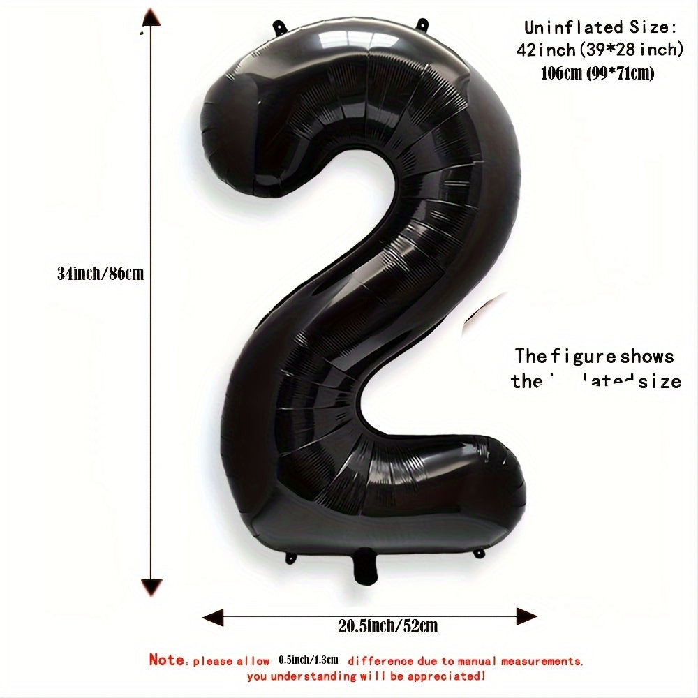 6Cm Number Balloon Foil Helium Jumbo 9th Birthday Decorations